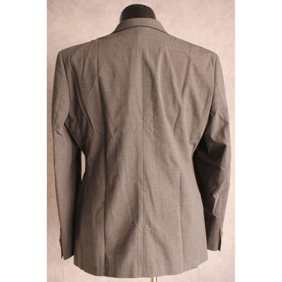 John Varvatos Men's Peak Lapel Blazer Sport Coat Size 40R Wool Blend Gray - Picture 5 of 10